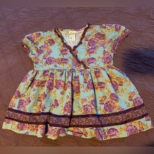 Matilda Jane Girls Peplum Top size 12